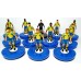 Subbuteo Andrew Table Soccer Everton 2016-17 Away kit on Classic Hasbro Bases